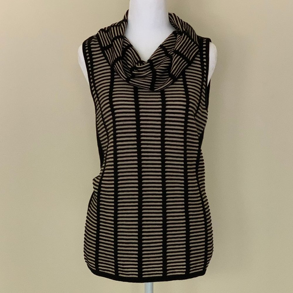 Cowl Neck Sleeveless Sweater